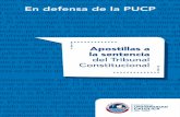 En defensa de la PUCPtextos.pucp.edu.pe/pdf/21.pdf · En ejercicio de nuestro derecho de análisis y ... sentencia en mención. El análisis crítico que hemos ... la sentencia del