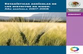 Estadísticas agrícolas de los distritos de riego. · La Comisión Nacional del Agua publica las Estadísticas ... 3.5 DR005 Delicias, Chih. 3.6 DR006 Palestina, Coah. 3.7 DR008