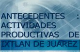 ACTIVIDADES PRODUCTIVAS DE IXTLAN DE JUAREZ - Rightsrightsandresources.org/wp-content/exported-pdf/antecedentes.pdf · 25 años para aprovechar los bosques de la región de la Sierra