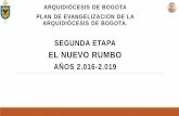 EL NUEVO RUMBO - diaconadobogota.comdiaconadobogota.com/.../2017/05/5.-Presentaciвn-El-Nuevo-Rumbo.pdf · Nuevo Rumbo, se han discernido seis líneas de acción y diez proyectos