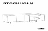 STOCKHOLM - IKEA · requieren diferentes tipos de herrajes de fijación. Usa herrajes adecuados para el material de las paredes de tu casa. Para saber cuáles son los herrajes adecuados,