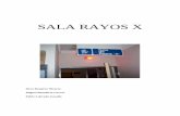 SALA RAYOS X - s27779a5b5bc48612.jimcontent.com · Estos son un par de ejemplos de las dotaciones mínimas que ha de tener la sala de rayos, ... bombilla incandescente de 15 W, con