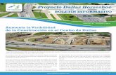 Proyecto Dallas Horseshoe · A fin de mejorar la movilidad en el corazón de Dallas, las rampas de entrada y salida hacia la Interestatal 35E con dirección norte, ... Dallas Horseshoe