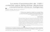 130 Andrés Felipe Ramírez Gallego La etno-Constitución ... · Uno de los mayores avances de la Constitución de 1991 ha sido el ... portante de este ensayo demostrará que la Corte
