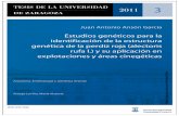 ) y su aplicación en explotaciones y áreas cinegéticas ...zaguan.unizar.es/record/6797/files/TESIS-2011-073.pdf · 2011 3 Juan Antonio Ansón García Estudios genéticos para la
