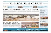 Periódico Zafarache 75 · 2018-05-03 · sede de Quinto con las técnicos del Servicio de Cultura, organi-zador del evento, ... la presencia de elementos que inviten al juego en
