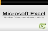 Microsoft Excel - Materias de UES-FMO · de los productos Office Numeración Versión Excel 12 Excel 2007 ... La nueva interfaz de usuario orientada a los resultados facilita el trabajo