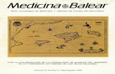 Balear - Revista de la Reial Acadèmia de Medicina · tiva particularmente propicia al desarrollo de la misma. ... - Mes de nacimiento ... puede existir lgE en el feto, y va rios