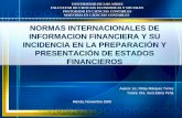 NORMAS INTERNACIONALES DE INFORMACION ...pcc.faces.ula.ve/Tesis/Maestria/Nirlay Marquez/Defensa...efectivo y los equivalentes al efectivo a través de la presentación de un estado