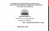REPÚBLICA BOLIVARIANA DE VENEZUELA FACULTAD DE … · REPÚBLICA BOLIVARIANA DE VENEZUELA FACULTAD DE CIENCIAS JURÍDICAS Y POLÍTICAS ... al orden público y a la ley. ... Cuando