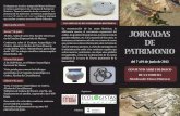 LAS AMENAZAS DEL PATRIMONIO HISTÓRICO edificación … · Ecologistas en Acción y Amigos del Museo de Huesca . te invitan a participar en las I Jornadas de Patrimonio Histórico.