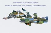 Restauración de la Cubierta Vegetal Niveles de intervención ...webs.ucm.es/info/foresta/clasteor/actores.pdf · ¾Sensibilizar al sector de la sociedad con capacidad de presionar