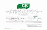 PREVENCIÓN DEL RIESGO EN INSTALACIONES DE ALMACENAMIENTO … · ”Guía Técnica de evaluación y gestión de la contaminación del suelo por tanques de almacenamiento subterráneo”.