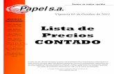 Nuestras Sucursales: Lista de Precios CONTADOpapelsa.com.mx/homepage/listaprecios/252599758.pdf · nuevas medidas que se ajustan elegante (invitaciones, tarjetas de presentacion,