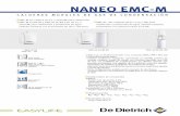 Folleto tecnico NANEO EMC-M - De Dietrich calefacción un acumulador de agua caliente sanitaria independiente. Hay ... otros parámetros con las distintas opciones que se ofrecen: