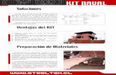 KIT NAVAL - Küpfer Hermanos · y accesorios de diferentes tipos de acero y con ... A-131 Grados AH, ... Construcción general • ASTM A-36. • NCh A 37-24ES; A 42-27ES. Temperaturas