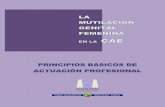 Contextualización y principios básicos de · 2 Contextualización y principios básicos de actuación profesional ante la Mutilación Genital Femenina en la CAE. La mutilación