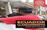 ECUADOR - docs.unocha.org Terremoto... · emergentes de albergue y los respectivos ítems de apoyo. • Al momento, más de 23.500 personas se encuentran viviendo en centros colectivos