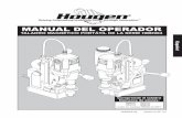 manual Del operaDor - hougen.com · herramientas de perforación que le permitan mejorar su productividad. ... Instalación de los cortadores anulares Hougen 6 Instrucciones de operación