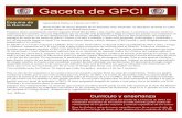 Gaceta de GPCI - gpisd.org · Ahora cada semana se enviarán por medio de La Gaceta de GPCI los resúmenes semanales de los cursos de cada nivel de grado, fechas de vencimiento de