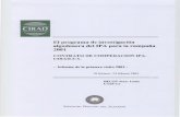 El programa de investigación algodonera del IPA para la ...agritrop.cirad.fr/483463/1/ID483463.pdf · Contrato IPA- Cirad-ca Informe Ia visita 2001- JLouis Bélot 1.1.2 Fundo del