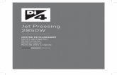 Jet Pressing 2850W de utilizar por primera vez la plancha de vapor, lea el manual de instrucciones y familiarícese con las partes y características del centro de planchado. Retire