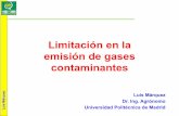 Limitación en la emisión de gases ... - fsantos.utad.pt El motor - Emisiones... · PT. z Limitaciones para motores entre 75 y 130 kW. z Evolución de los límites permitidos. z