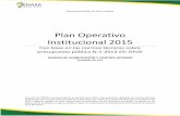 Plan Operativo Institucional 2015 - Inicio · Institucional 2015 ... UGC Unidad de Gestión de Calidad . 5 ... Reglamento de la Estructura Organizativa del Servicio Nacional de Salud