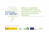 Módulo 2. Legalidad, sostenibilidad y buenas prácticas en la … · 2017-12-21 · sostenibilidad y buenas prácticas en la cadena de valor de los productos ... una de las redes