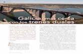 Galicia, más con los trenes duales - Fundación de los ... · mente en desacoplar de los trenes serie 130 los coches extremos, que son sustituidos por los nuevos furgones ... También