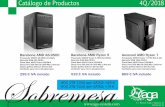 Catálogo de Productos 4Q/2018 - AGA SYSTEM SLUaga-system.com/catalogo.pdf · Catálogo de Productos 4Q/2018 C/ Rector López Argüeta, 23 958 80 45 21 Sobremesa Aerocool ... Disco