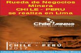 Rueda de Negocios Minera CHILE - PERU se realiza en Lima · mente por la reinversión de las utilidades de las empresas, detalla el ente emisor. La cifra, además, es la más alta