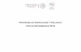 PROGRAMA DE VERIFICACIÓN Y VIGILANCIA · establecidas en las Normas Oficiales Mexicanas (NOM), y que conforme a la Ley Federal Sobre Metrología y Normalización (LFMN) las básculas