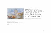 Antonio MACHADO: Un poeta en BAEZA Y ÚBEDA · todos los detalles del programa (horarios, normas, objetivos, material necesario…). Para cualquier otra información, pueden ponerse