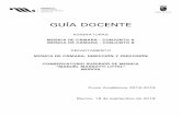 GUÍA DOCENTE - csmmurcia.com DOCENTES/Curso_2018-2019/2018-2019 Musica... · o Carulli, F. 6 Duos Op.109 o Castelnuovo-Tedesco, M. Sonatina Op. 205 o Castérede, J. Sonatine D’avril