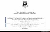Desarrollo y madurez de una unidad de Análisis ... Utalca-Pablo Opazo.pdf · P4: Desarrollo de nuevos programas y consolidación de programas actuales (pre y postgrado, especialización