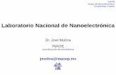 Laboratorio Nacional de Nanoelectrónicajmolina/2010_Laboratorio Nacional de... · pulga cabello RBC bacteria virus ADN estr. mol. ¿Qué es Nanoelectrónica? ... Las memorias tipo