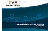 GUÍA DE DISEÑO E IMPLEMENTACIÓN DE SERVICIOS POR … · 2012-04-13 · Consideraciones generales para el diseño de servicios ... Lista de chequeo del proceso de diseño e implementación
