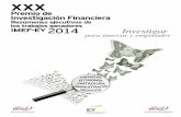 XXX Premio de Investigación Financiera IMEF-EY · Como fundamento del análisis de series de tiempo, se menciona el concepto de estacionariedad, se explica su significado y se indica