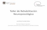 Taller de Rehabilitación Neuropsicológica · Taller de Rehabilitación Neuropsicológica ... déficit cognitivo, emocional y conductual que puede aparecer tras un daño neurológico,