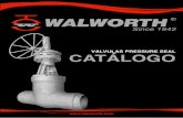VÁLVULAS PRESSURE SEAL CATÁLOGO - walworth.comwalworth.com/wp-content/uploads/2017/11/pressure_seal_2017_1_es.pdf · como el control de los procesos de manufactura. Con el número