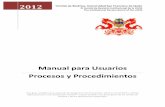 Manual para Usuarios Procesos y Procedimientos · Comité de Bioética, Universidad San Francisco de Quito El