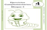 Complementarios Ejercicios 4 Bloque 3 Grado - Bloque 3... · Ejercicios Complementarios 4to Grado - Bloque 3 Español. Lainitas México 2017-2018 Sin la amistad, el mundo es un desierto.