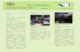 EL VOCERO - .Participación en la Feria científica 2015 con carteles de algunas investigaciones