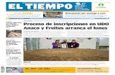 Proceso de inscripciones en UDO Anaco y Freites arranca el ...media.eltiempo.com.ve/EL_TIEMPO_VE_web/56/diario/docs/... · +Los planes de un nuevo mercado para Puerto La Cruz son