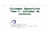 Tema 10: Sistema de archivos - Servidor de Información de …sopa.dis.ulpgc.es/fso/teoria/pdf/FSO-05-Sistemas de... · PPT file · Web view2014-05-15 · Tema 5. Sistemas de archivos
