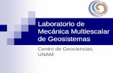 Laboratorio de Mecanica Multiescalar de Geosistemasmcerca/pdf/LAMMG.pdf · Principales equipos y técnicas de Geomecánica Triaxial instrumentada Consolidometro computarizado Medición