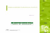 SIMULADOR CLÁUSULA SUELO S - Junta de Andalucía · Simulador cláusula suelo | MANUAL DE USO 3 EA SP 2. USO EN GOOGLE DRIVE Como ... en nuestro caso el archivo formato Excel del