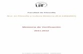 Facultad de Filosofía M.U. en Filosofía y Cultura Moderna ...webapps.us.es/fichape/Doc/MV/M115_memverif.pdf · Analítica, de la Universidad Autònoma de Barcelona ... la Universidad