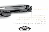 Pistolas, Revólveres Armas Longas 2015 · no calibre .380 ACP < PT 838 - TECNOLOGIA MILITAR Pistolas, Revólveres Armas Longas & 2015 calibres permitidos